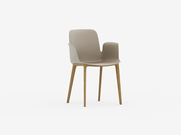 Пластиковый стул с подлокотниками FREZZA Fior di Lotus Plastic ARCH-00016870 - Вид №3