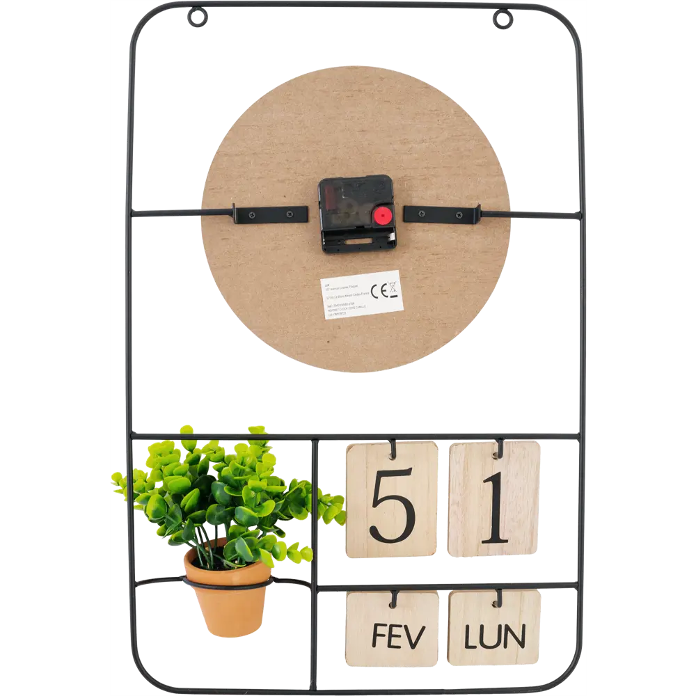 Настенные часы Atmosphera с календарем 12x51.8x34 см 179403 STLM-2015753 - Вид №1