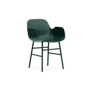 Кресло Form с металлическими ножками 78х56.1х52 см, зеленое