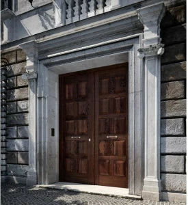 GAROFOLI Бронированная входная дверь каштанового цвета