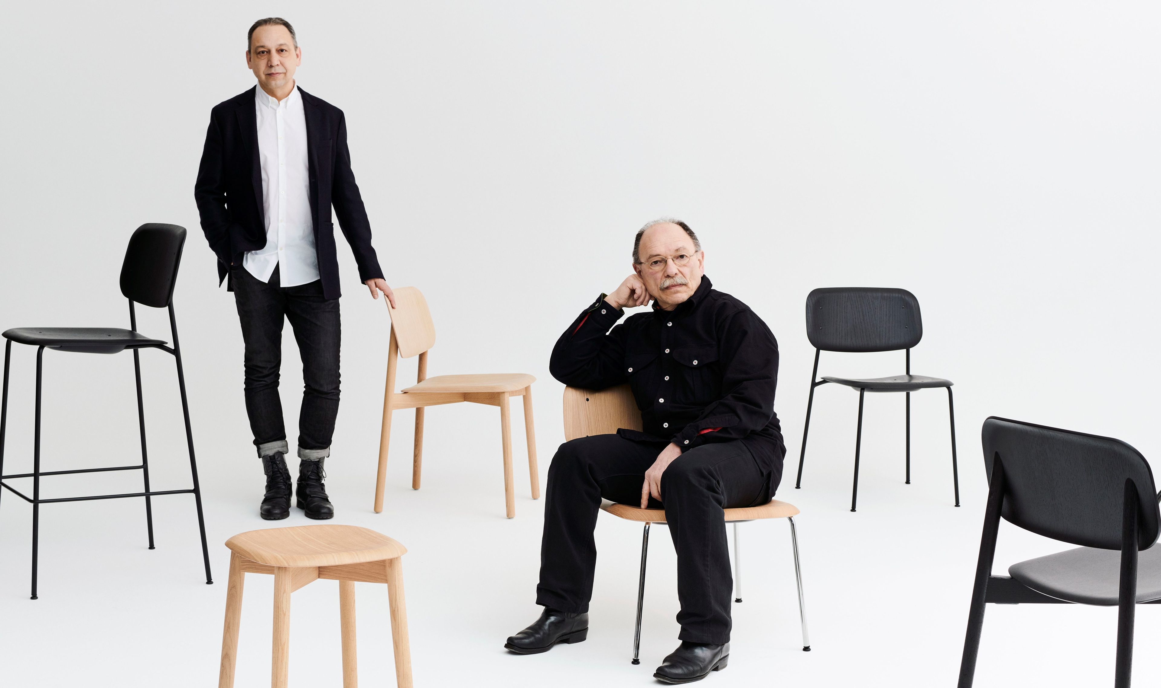 Штабелируемый стул из стали и дерева Hay Soft Edge ARCH-00113713 - Вид №22