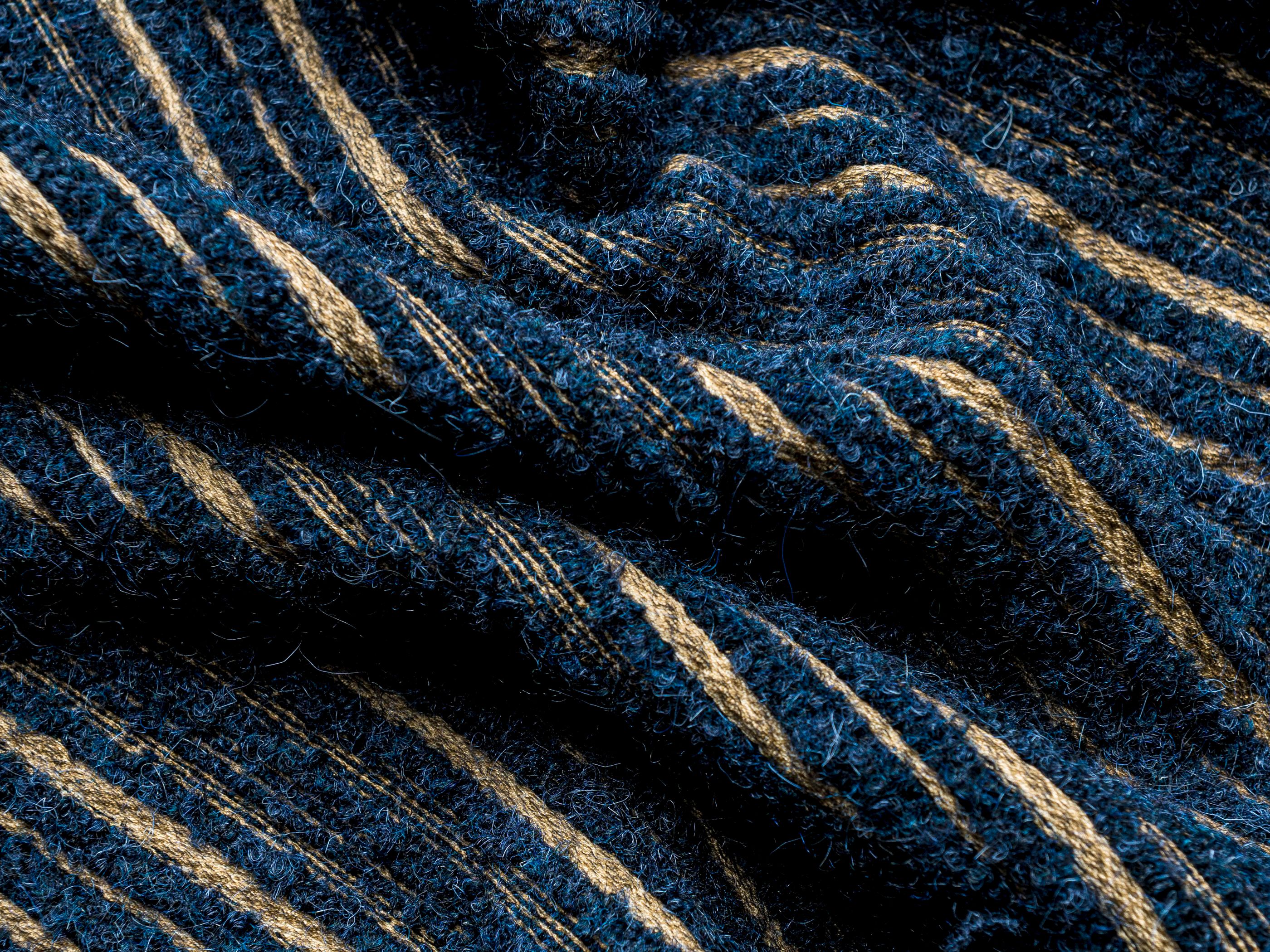 Полосатая ткань из смесовой шерсти The House of Lyria VENOM ARCH-00116333