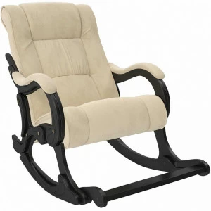 Кресло-качалка с жесткими подлокотниками венге Verona Vanilla IMPEX ДИЗАЙНЕРСКИЕ 00-3967076 Бежевый;коричневый
