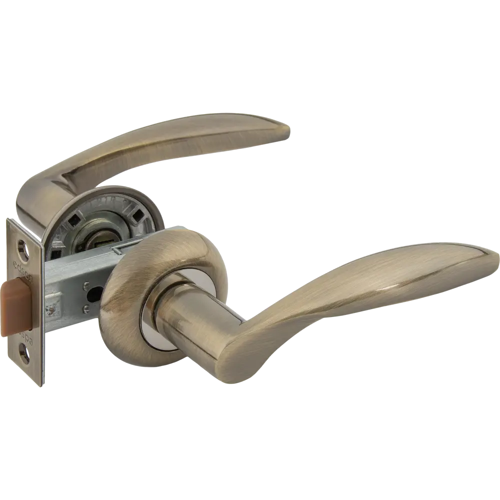 Дверные ручки Edson 13-Z01 без запирания алюминий гальваническое покрытие цвет бронза STLM-2022025