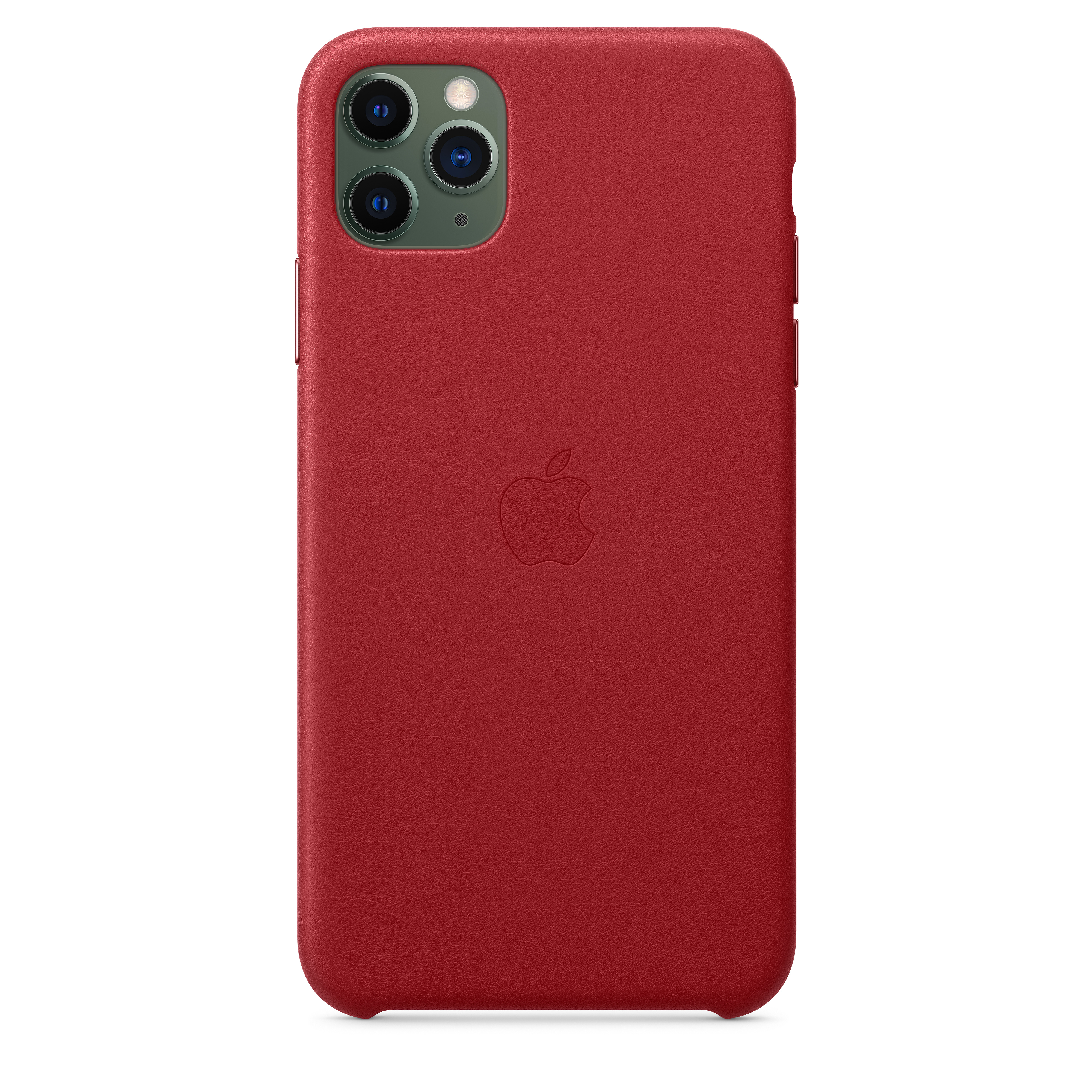 MX0F2ZM/A Iphone 11 pro max leather case - (product)red Apple Santreyd  - Вид №2