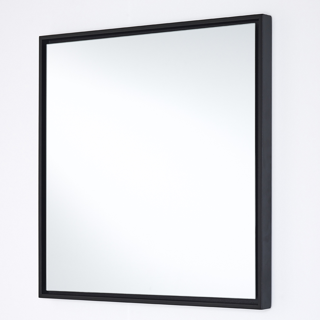 30x36 black framed mirror