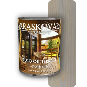 Масло для террас Kraskovar Deco Oil Terrace айсберг 0.75л