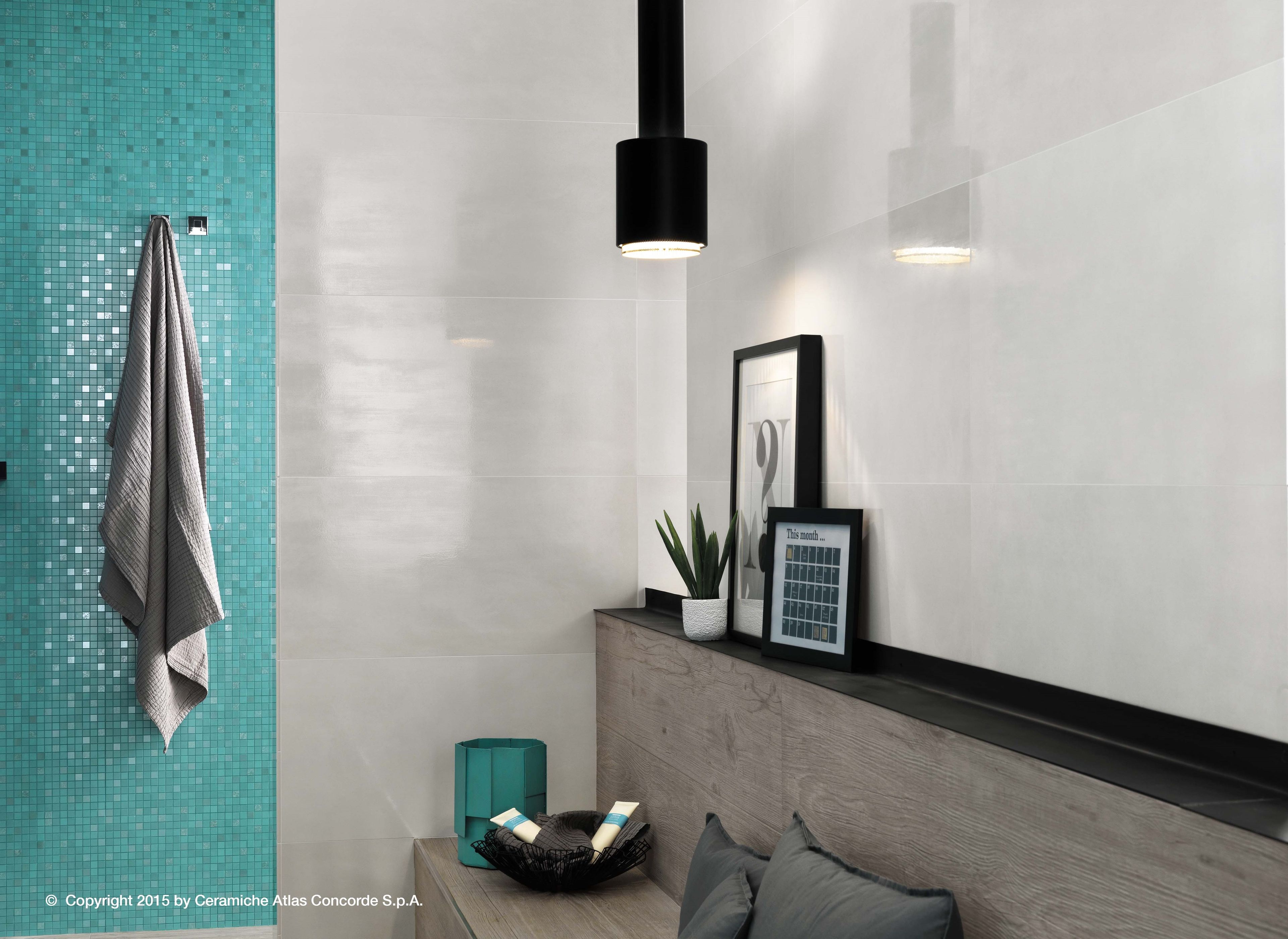 Белое керамическое покрытие с эффектом смолы Atlas Concorde Dwell ARCH-00130177 - Вид №7