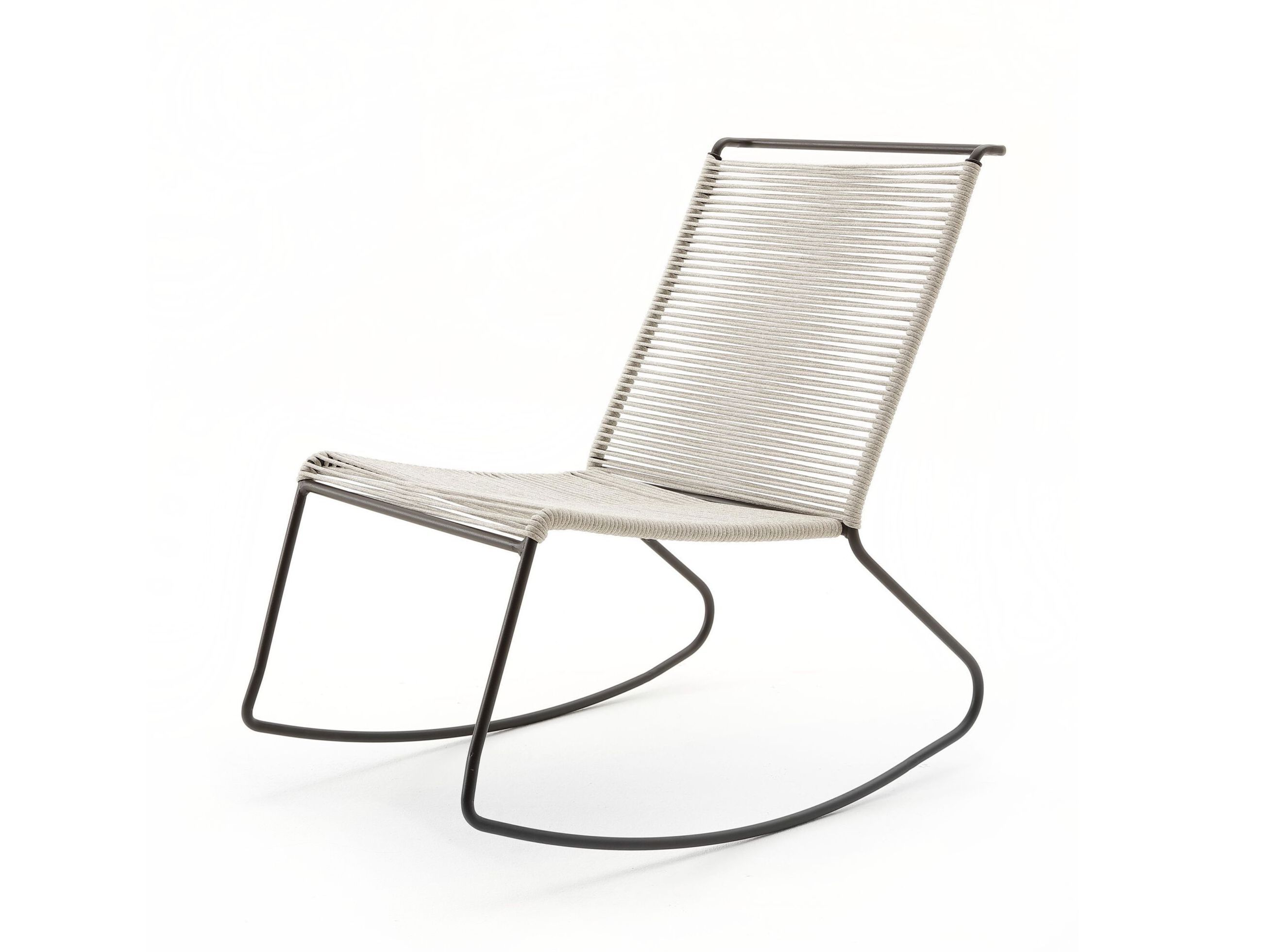 Плетеное алюминиевое садовое кресло-качалка Nodo Italia Beach House ARCH-00068244