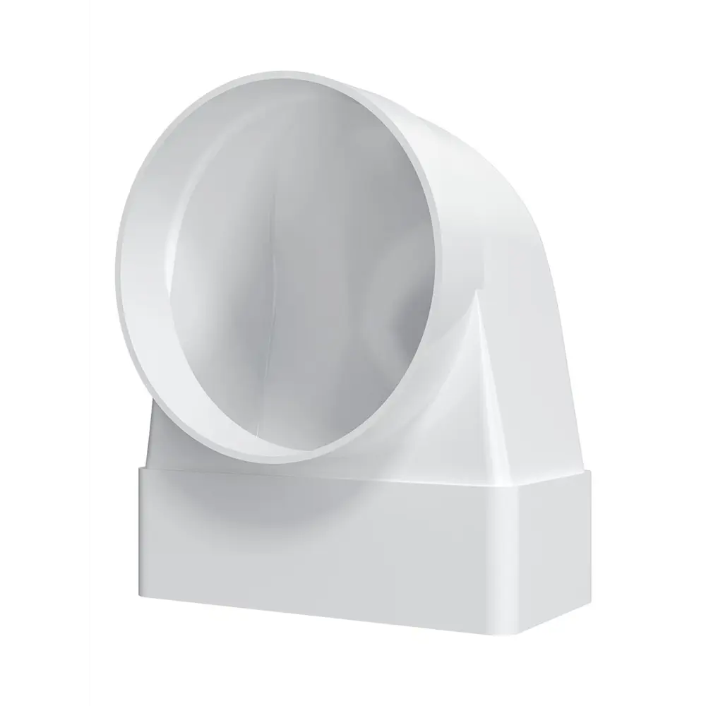 Переходник вентиляционный для плоских воздуховодов Fonet D125 мм 60x204 мм пластик STLM-2078648