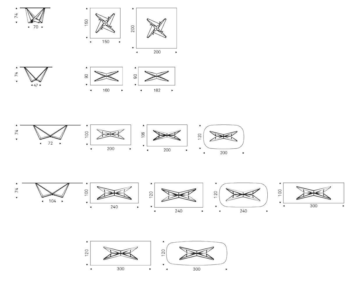 Прямоугольный Хрустальный стол Cattelan italia Скорпио ARCH-00121392 - Вид №17