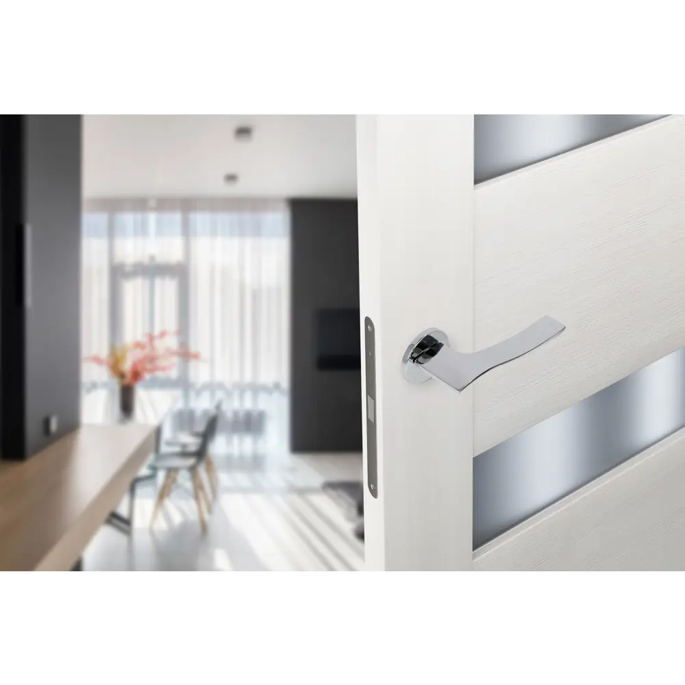 Дверные ручки Edson EDS-98B-R2, цвет хром STLM-2206198 - Вид №4