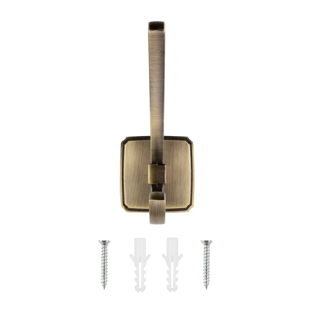 Мебельный крючок N00-N00-AB 12 см ЦАМ бронза EDSON STLM-2144011 - Вид №2