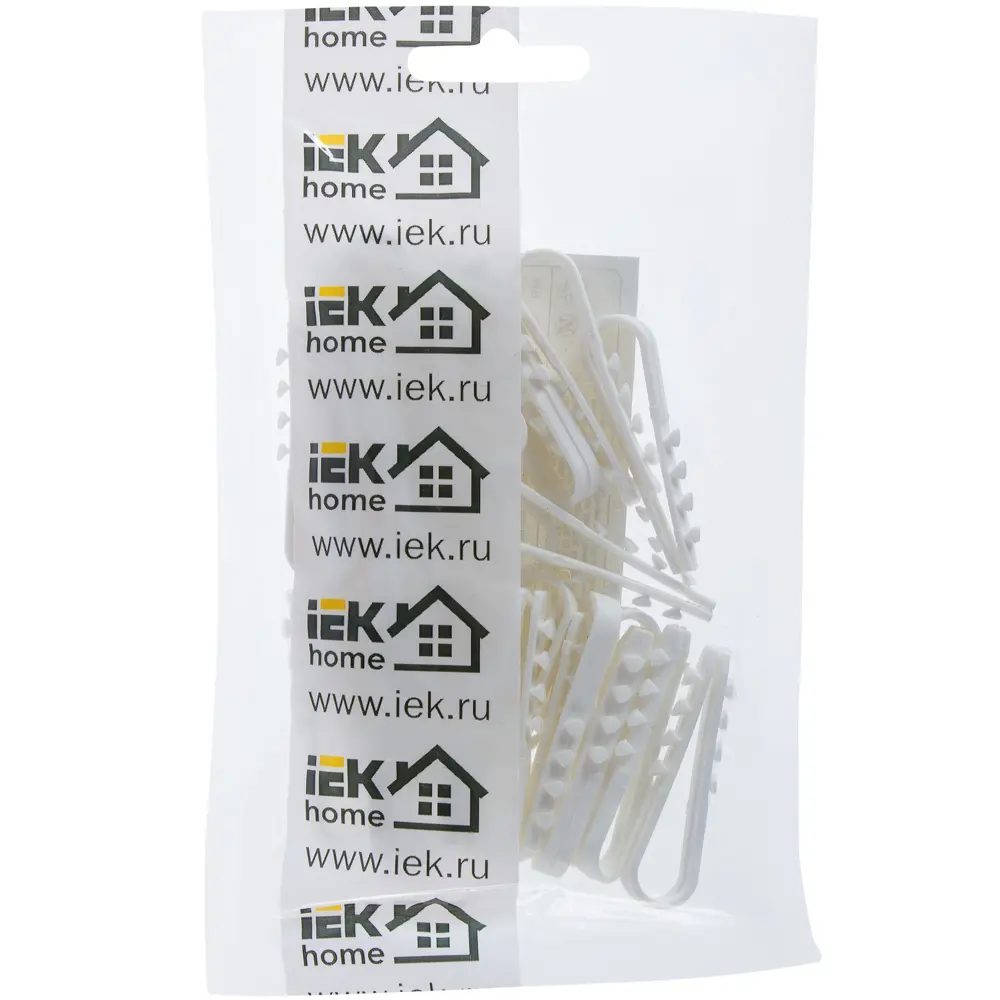 Дюбель-хомут IEK Home D5-10 мм для круглого кабеля цвет белый 25 шт. 18644761 STLM-2173496 Santreyd  - Вид №1