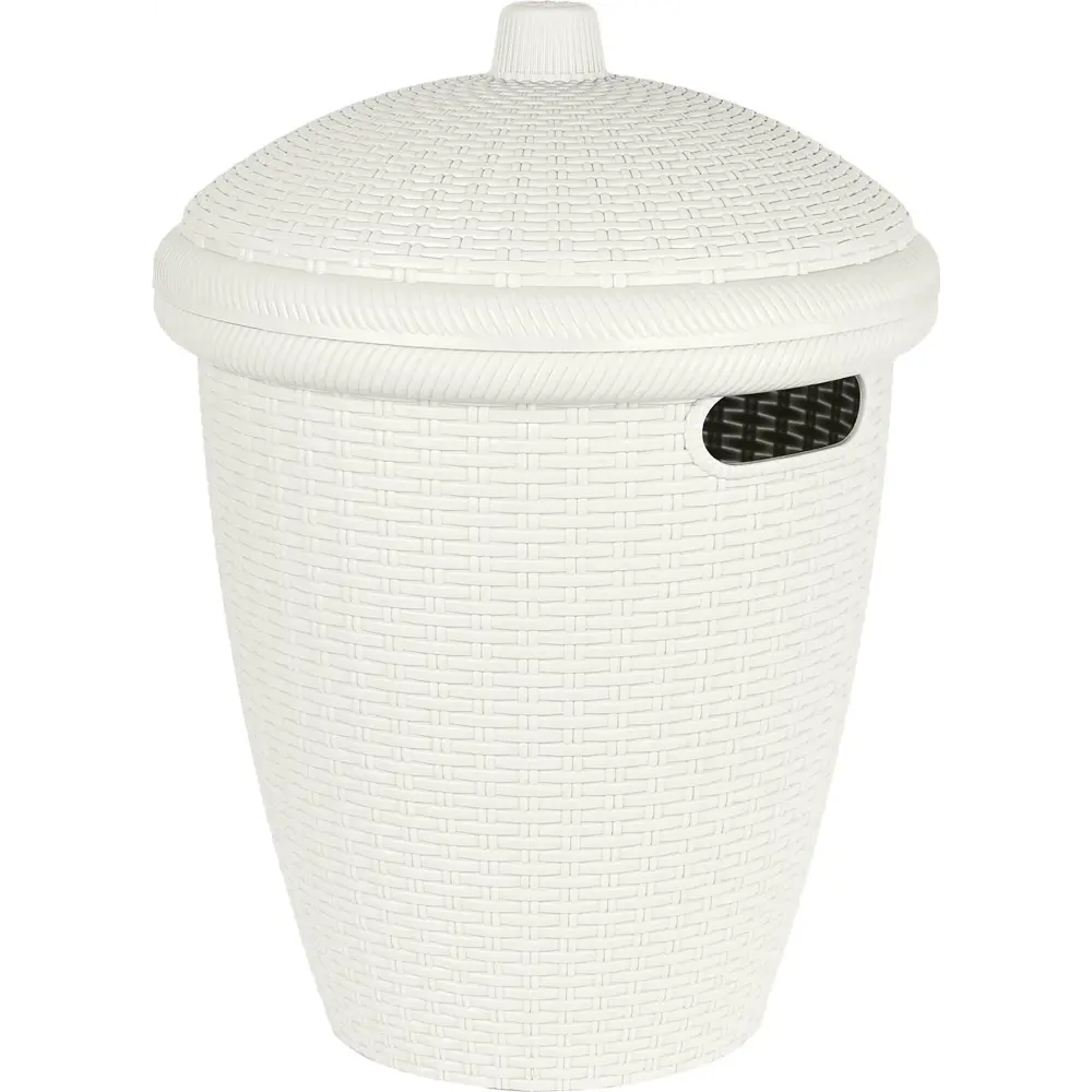 Корзина для белья Keeplex Rattan цвет белое облако STLM-2200711