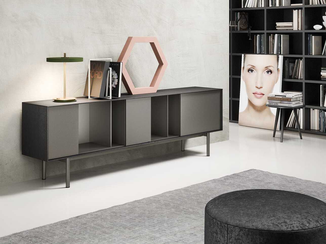 Шкаф с дверями и открытыми отсеками Novamobili ARCH-00077712 - Вид №3