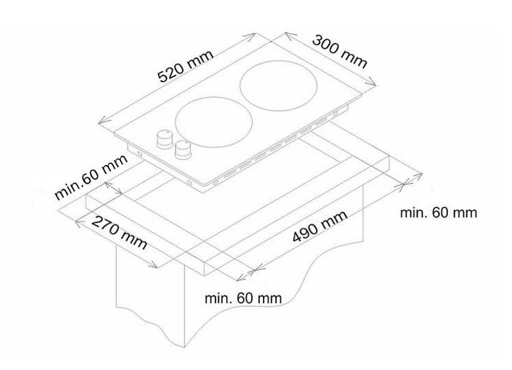 8195446 Газовая варочная поверхность Simfer H30V20O516 STDN-0015166 - Вид №6