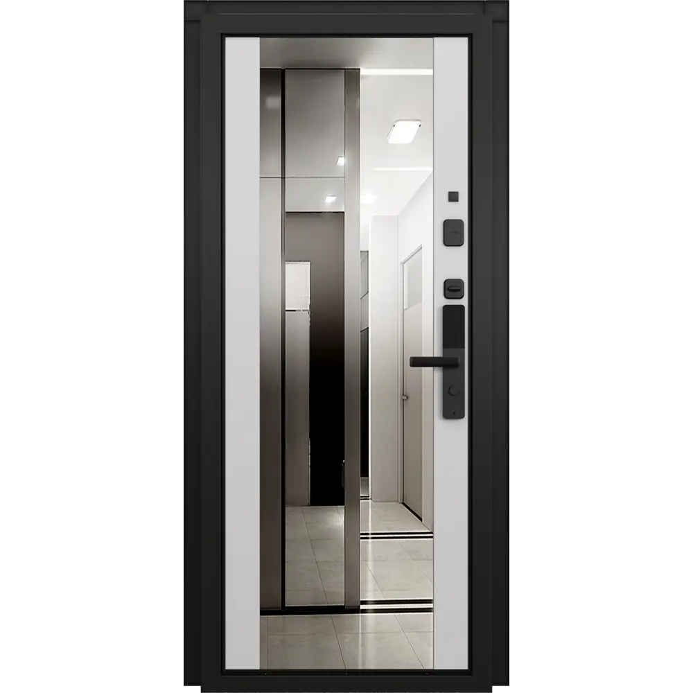 Входная дверь TOREX Протон Скай 86x205 см правая белая с зеркалом 89437238 STLM-1582780 - Вид №2