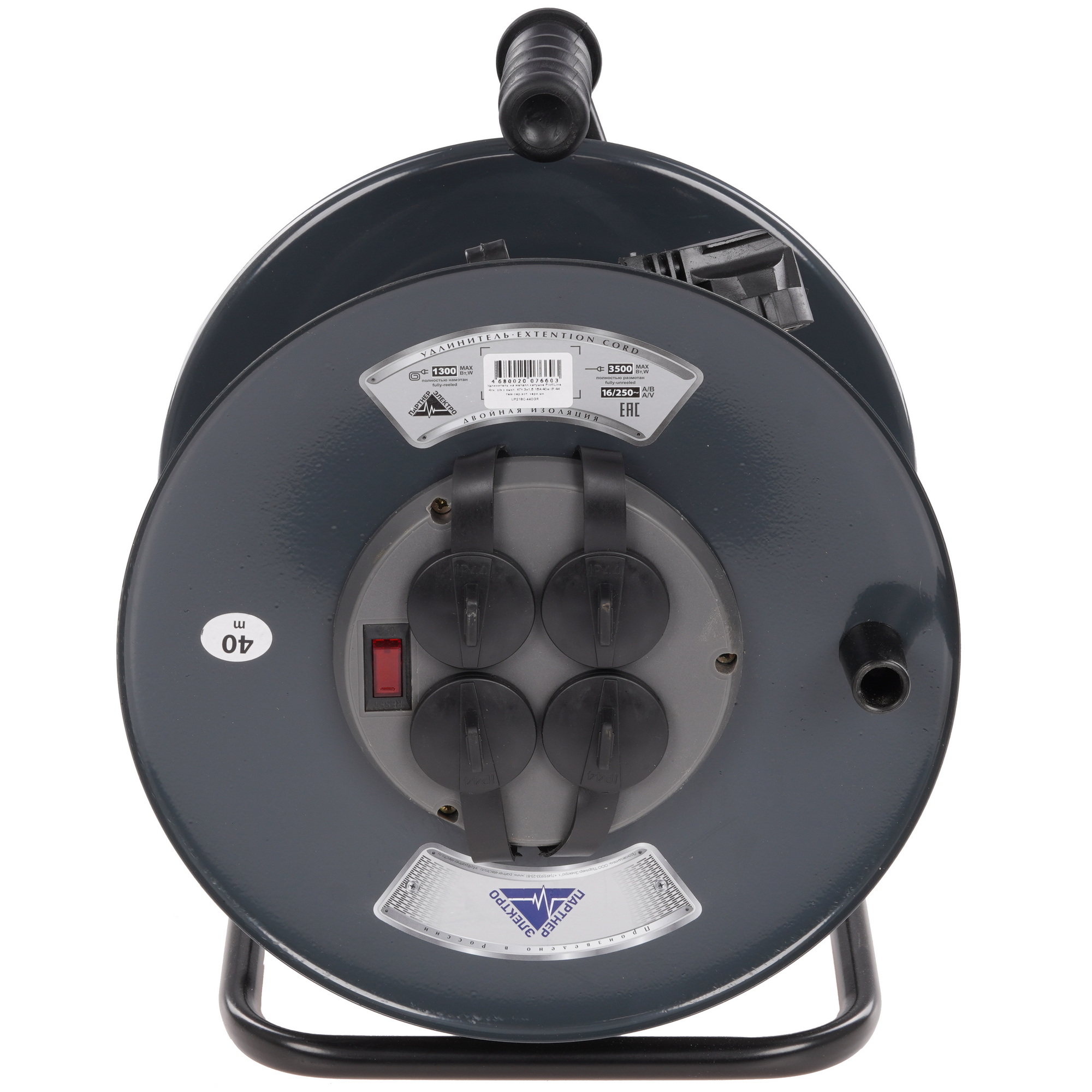 Удлинитель Партнер-электро ProfiLine серый 9280518 STDN-0101774 - Вид №1