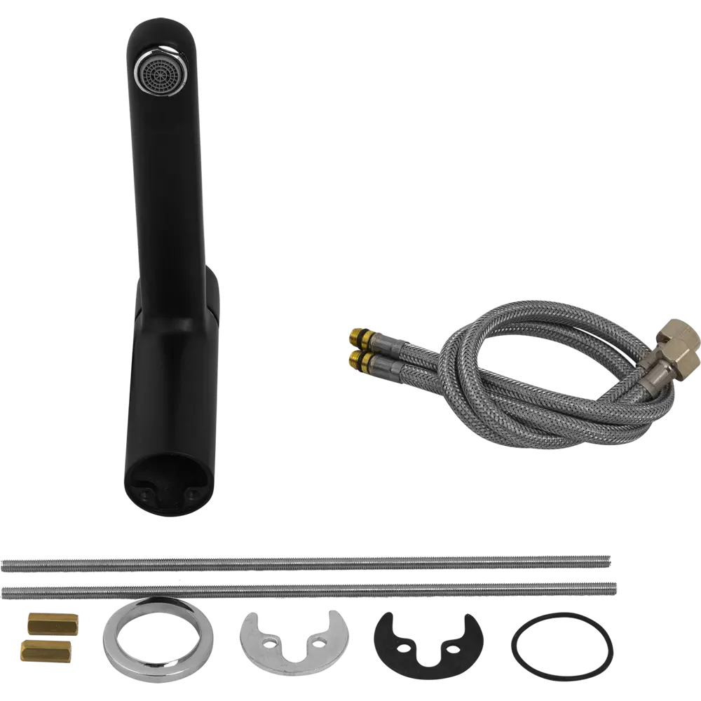 Смеситель для раковины Arena однорычажный высокий цвет чёрный Paini STLM-2123594 - Вид №2