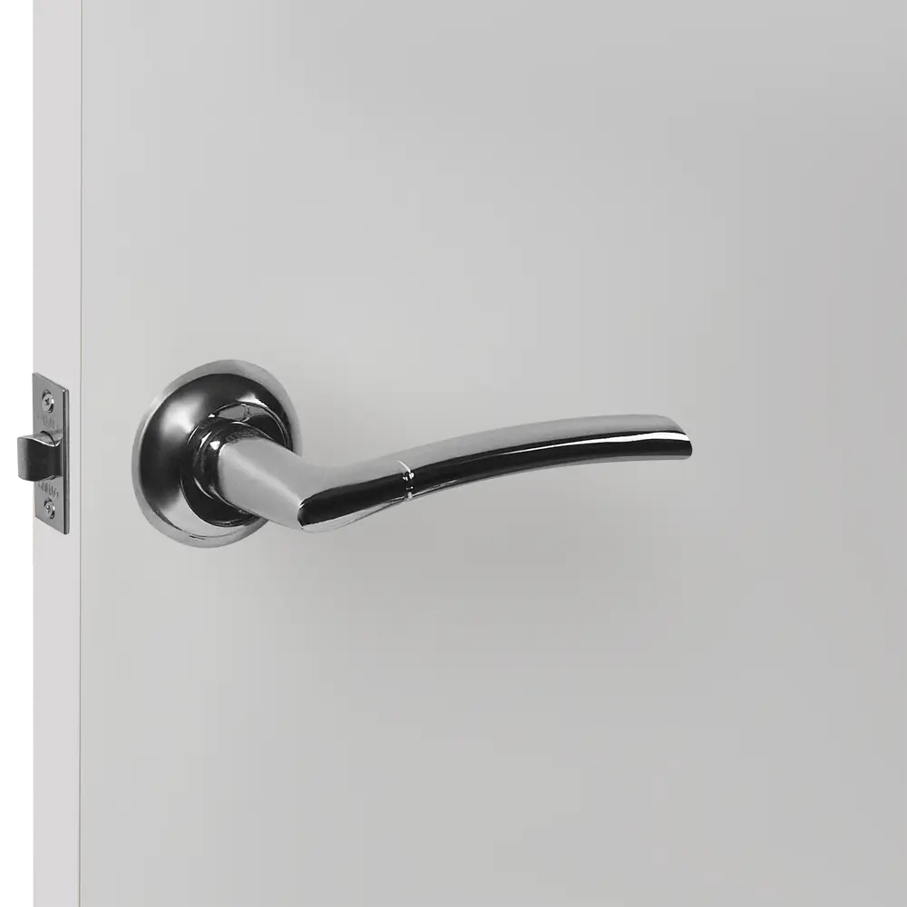 Дверные ручки Punto Ardea без запирания комплект цвет хром STLM-2151738 - Вид №4