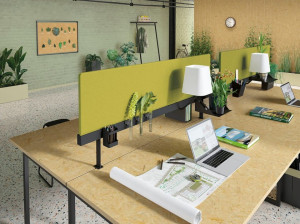 Рециркулированный ПЭТ звукопоглощающий стол перегородка панель