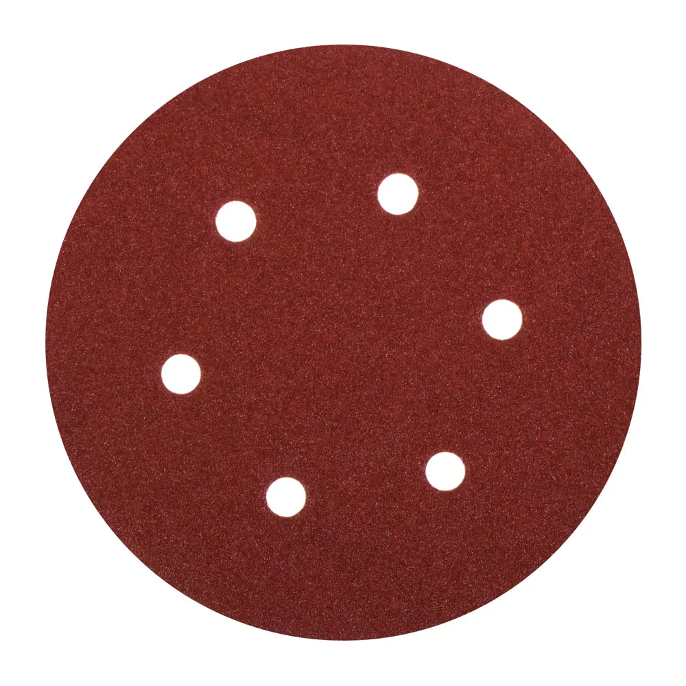 Абразивный круг Velcro Dexter P80, 6 отверстий, D150 мм, 5 шт. 13824199 STLM-2035148 
