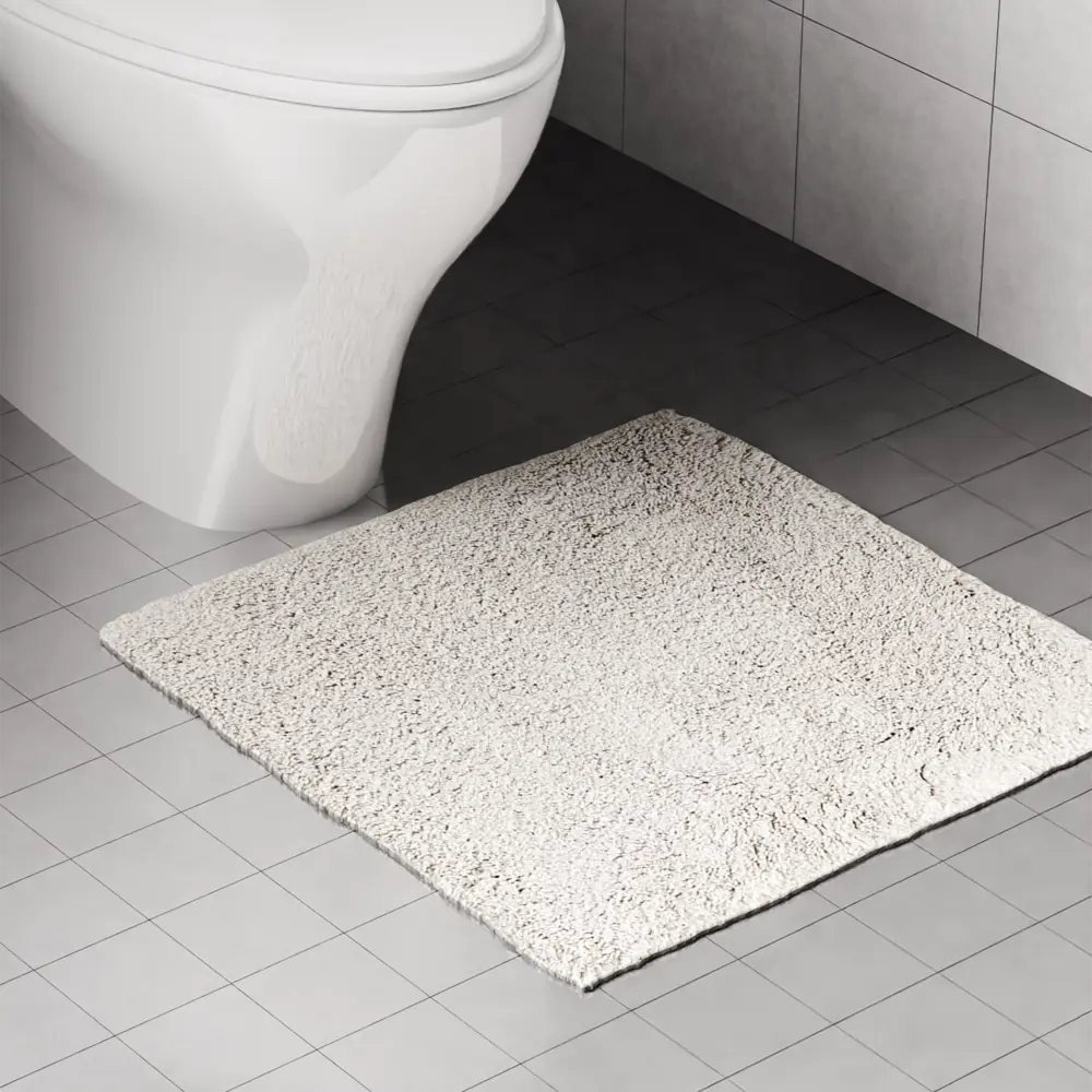 Коврик для туалета LEMER Mirauda - бежевый квадрат 50х50 см 89384892 STLM-1572088