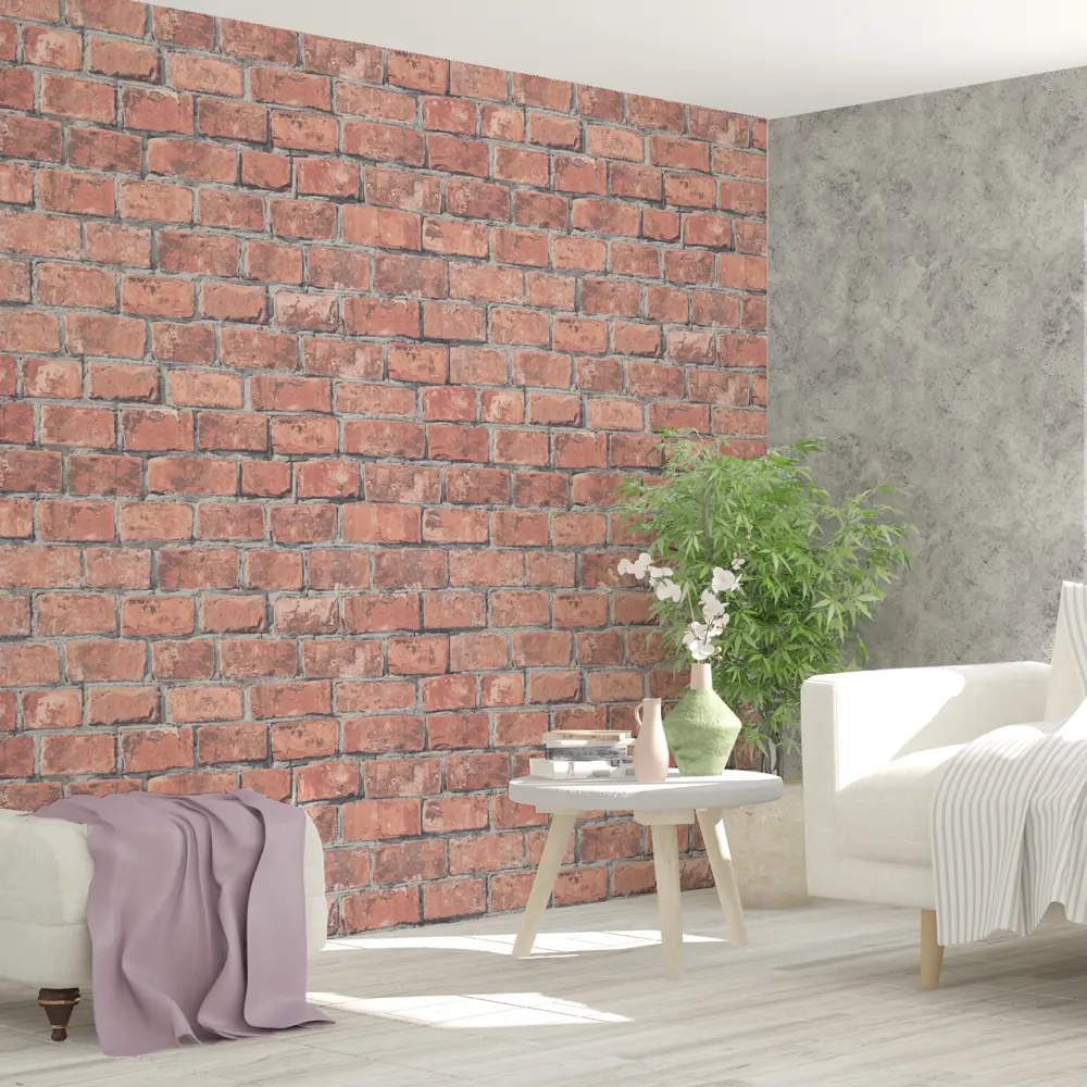 Обои флизелиновые Inspire Rock красные 1.06 м Cocktail 1 STLM-2165565 - Вид №3