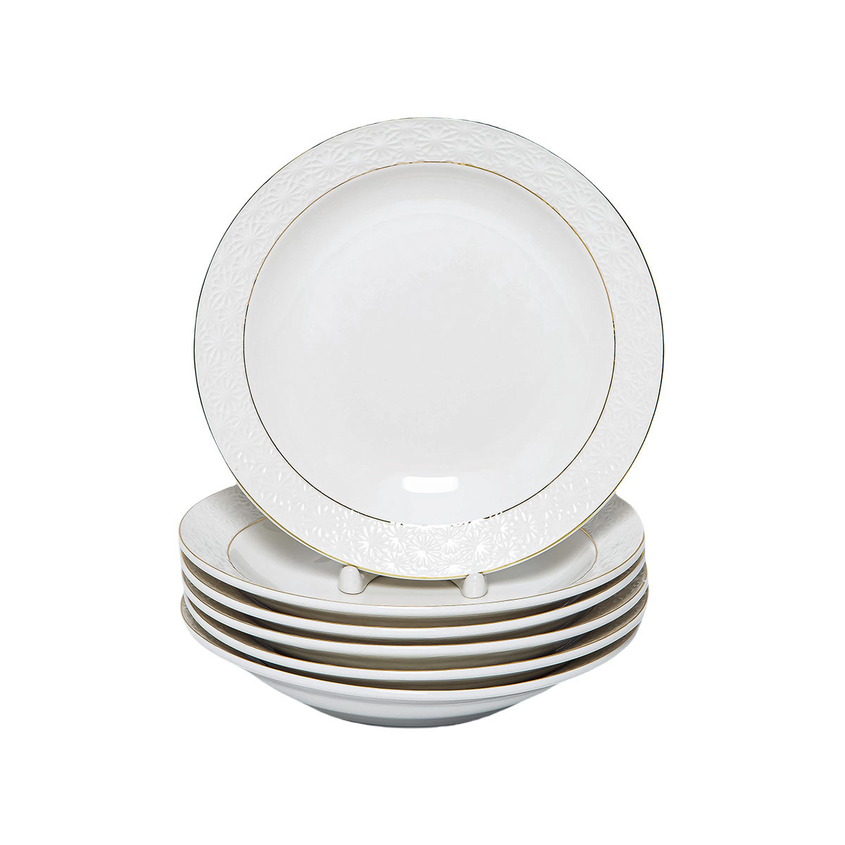 91009771 Набор тарелок 6 шт 179-01021 фарфор цвет белый STLM-0438493 BALSFORD