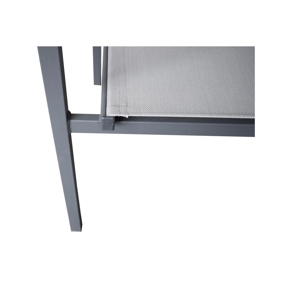 Кресло садовое Steel 55x80x55 см сталь/текстилен антрацит Santreyd STLM-2126510 - Вид №7