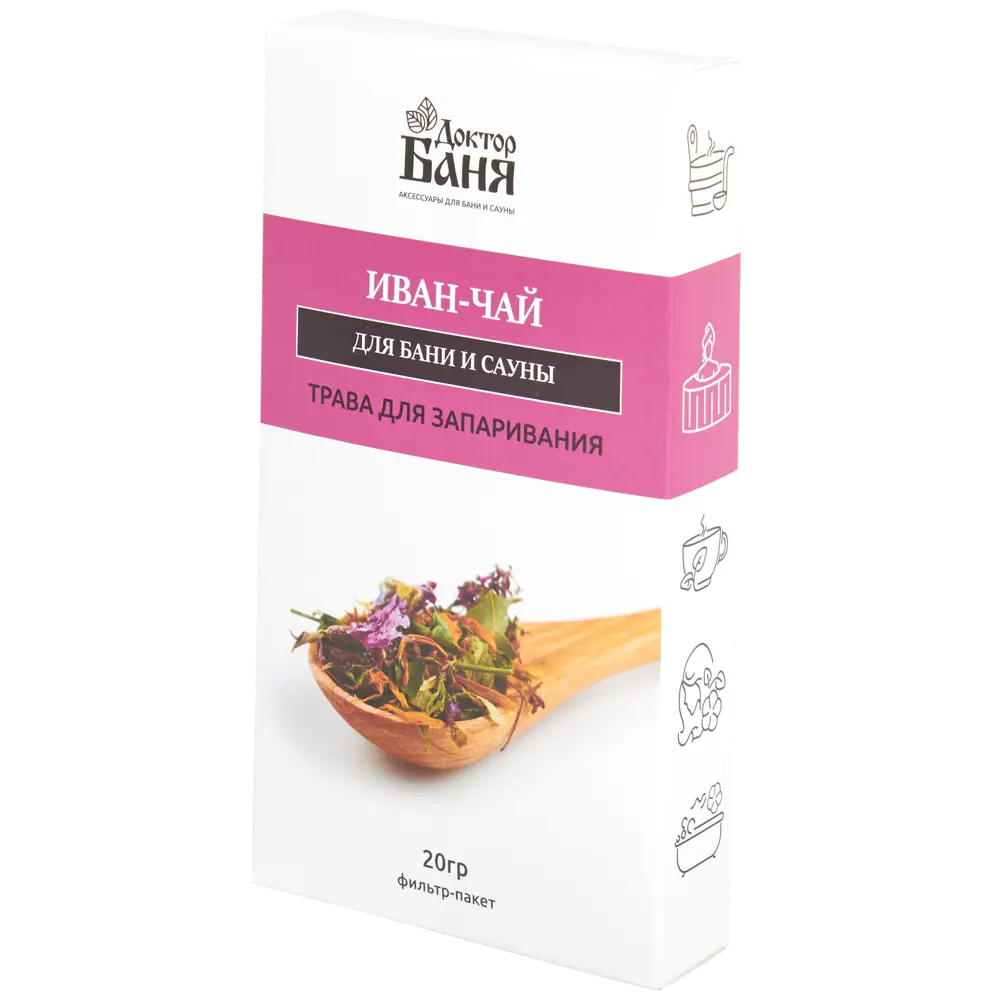 Трава для запаривания Доктор Баня Иван-чай STLM-2122940