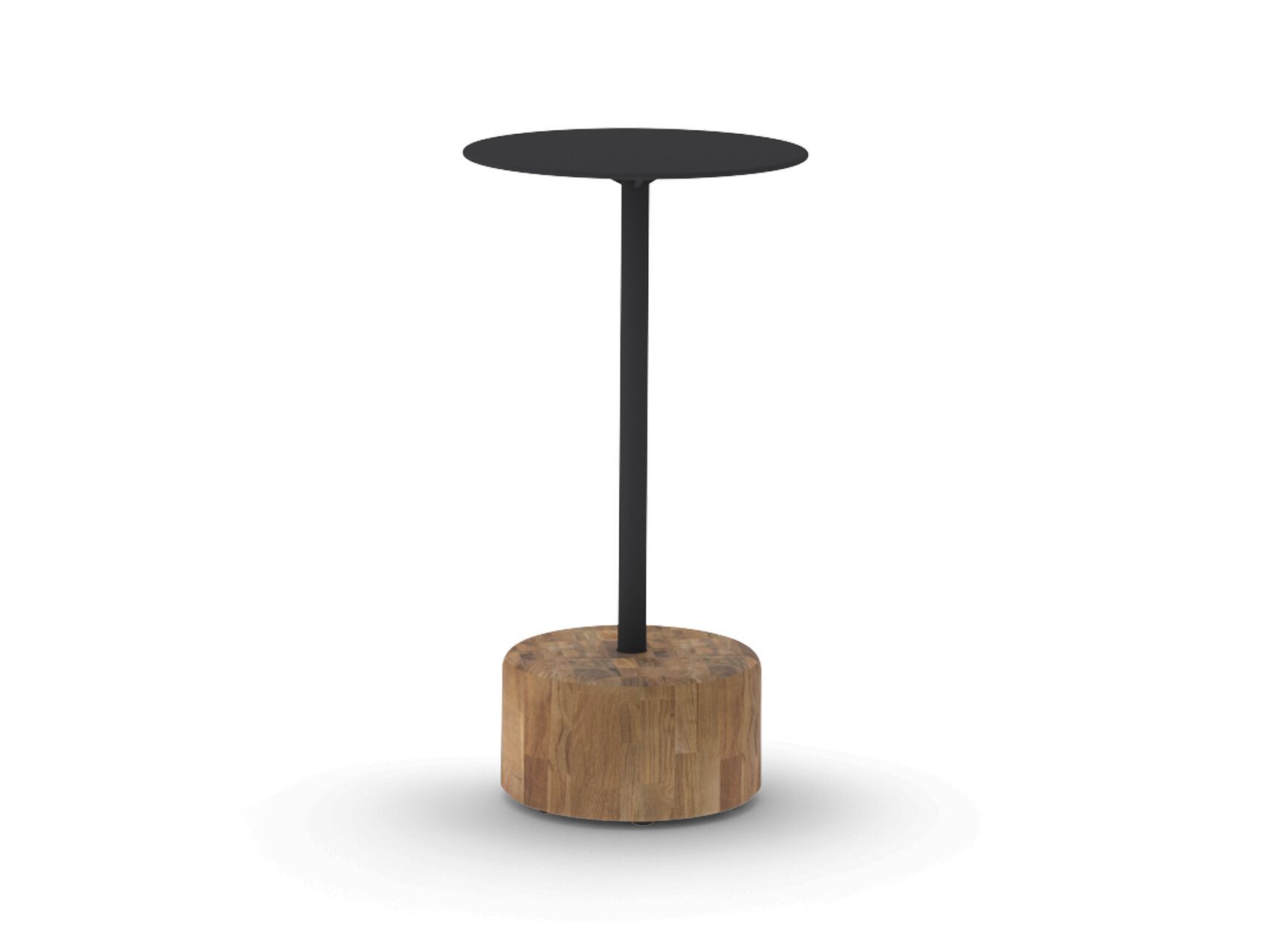 Круглый стол с алюминиевым верхом и тиковым или каменным основанием MAMAGREEN Glyph ARCH-00047333