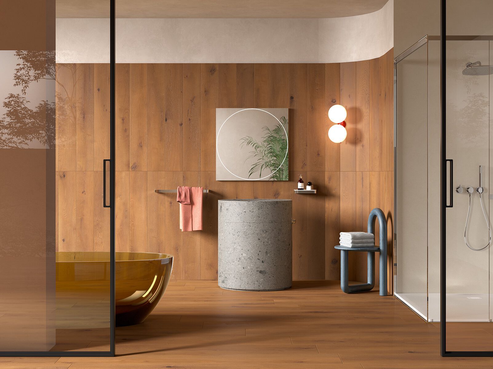 Пол / облицовка керамогранита под дерево Revigrés ARCH-00117147