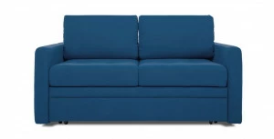 Диван-кровать с 2 подушками синий "Бруно 130" PUSHE  00-3973712 Синий