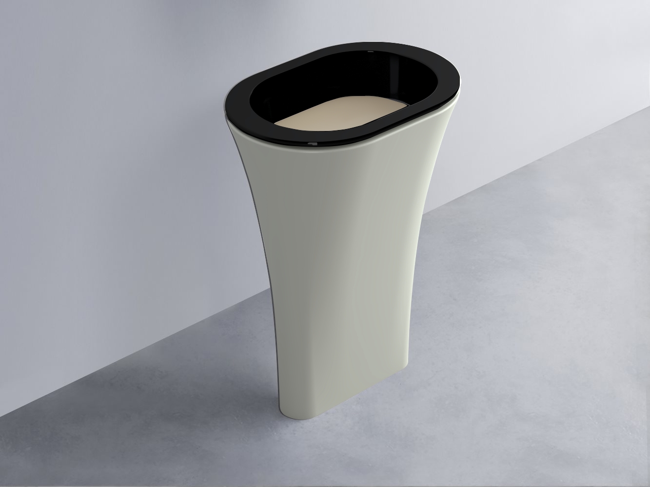 AMLA65-N+AMPILO-AV+AMCOLO-PM Раковина Amedeo Ovale отдельностоящая cielo Enjoy + Amedeo Ceramica Cielo