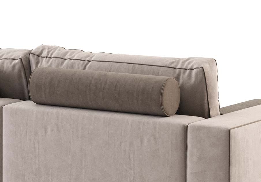 Бархатный диван с полуостровом Stylish Club Fortune ARCH-00130179 - Вид №5