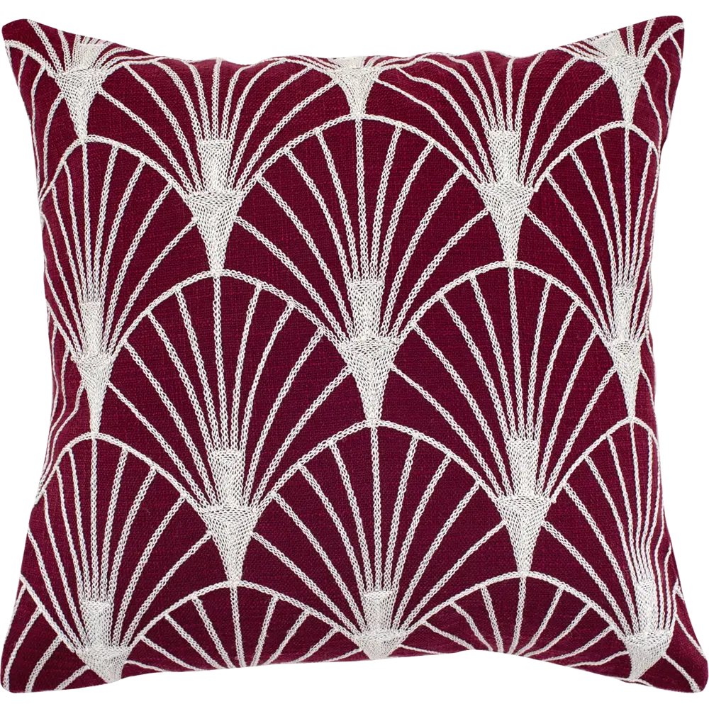 Подушка Great Gatsby Веера 40х40 см цвет красный WESS STLM-2196879