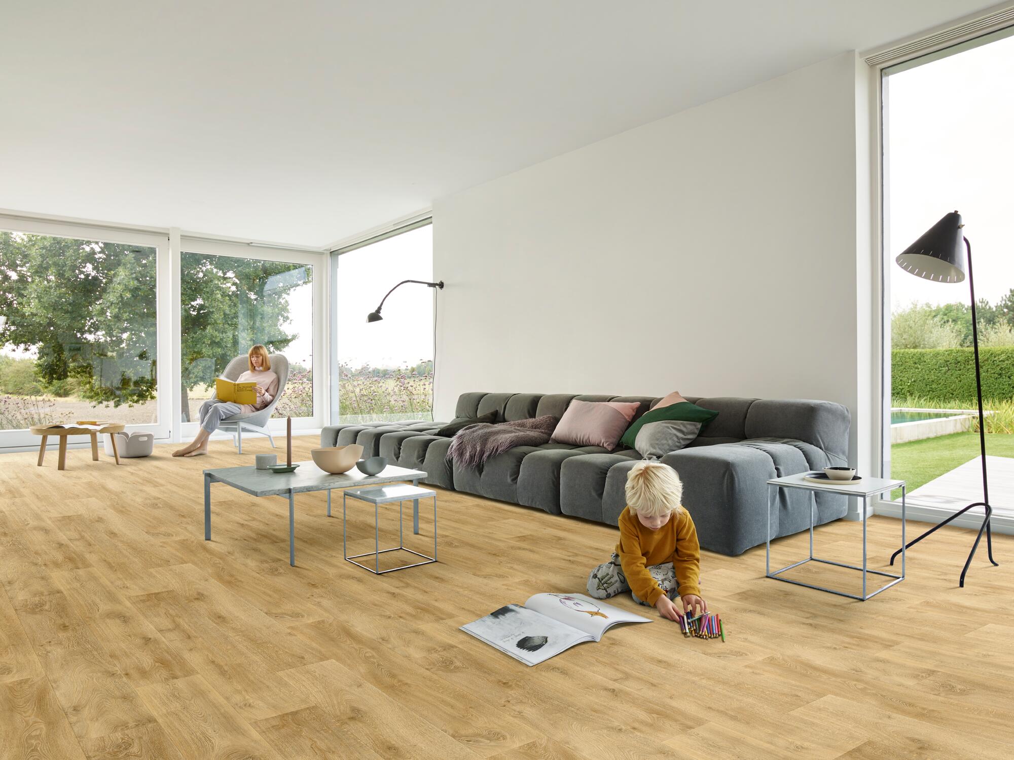 Нескользящий виниловый пол с эффектом дерева BEAUFLOR Blacktex ARCH-00096789 - Вид №7