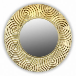 Золотое зеркало круглое настенное PENUMBRA IN SHAPE PENUMBRA 00-3860102 Золото