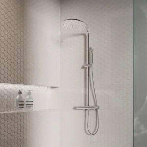 Мозаика керамическая Smart Mosaic Homework Hexagon Grey Glossy 27.1x28.2 см цвет серый