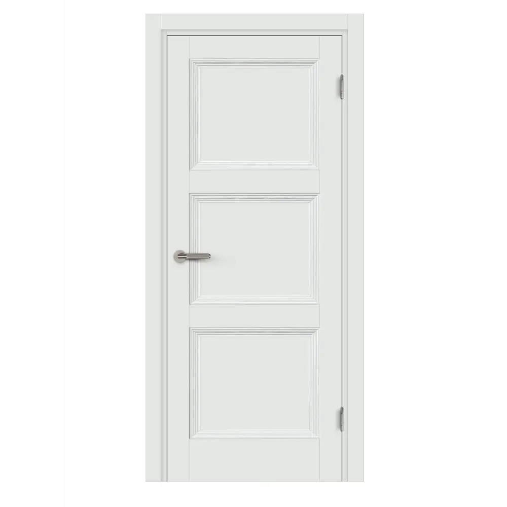 Комплект двери Трилло глухая 90x200 см Hardflex белый с добором 100 мм МАРИО РИОЛИ STLM-2124113