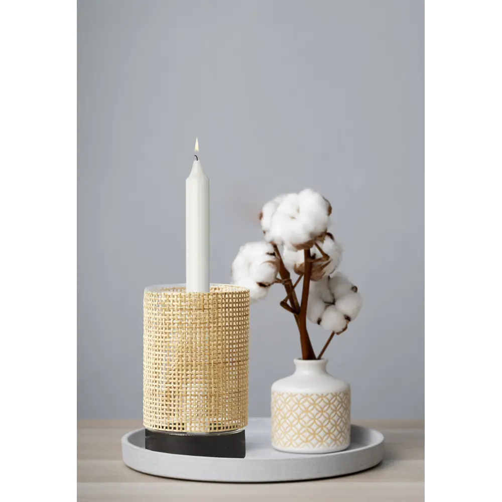 Подсвечник KB31-5822 стекло цвет бежевый Santreyd STLM-2048117 - Вид №2