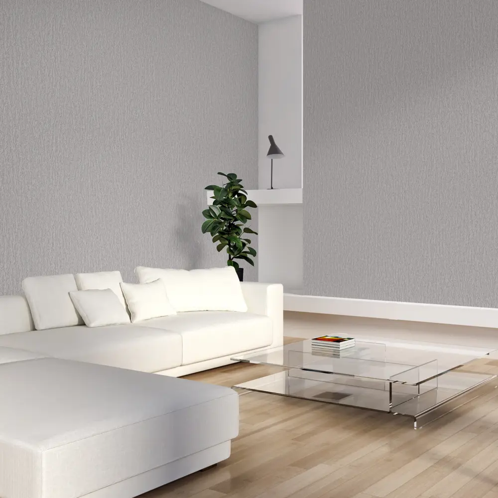 Флизелиновые обои ATELIERO Kora серые - элегантность и практичность 86474985 STLM-0069088 - Вид №3