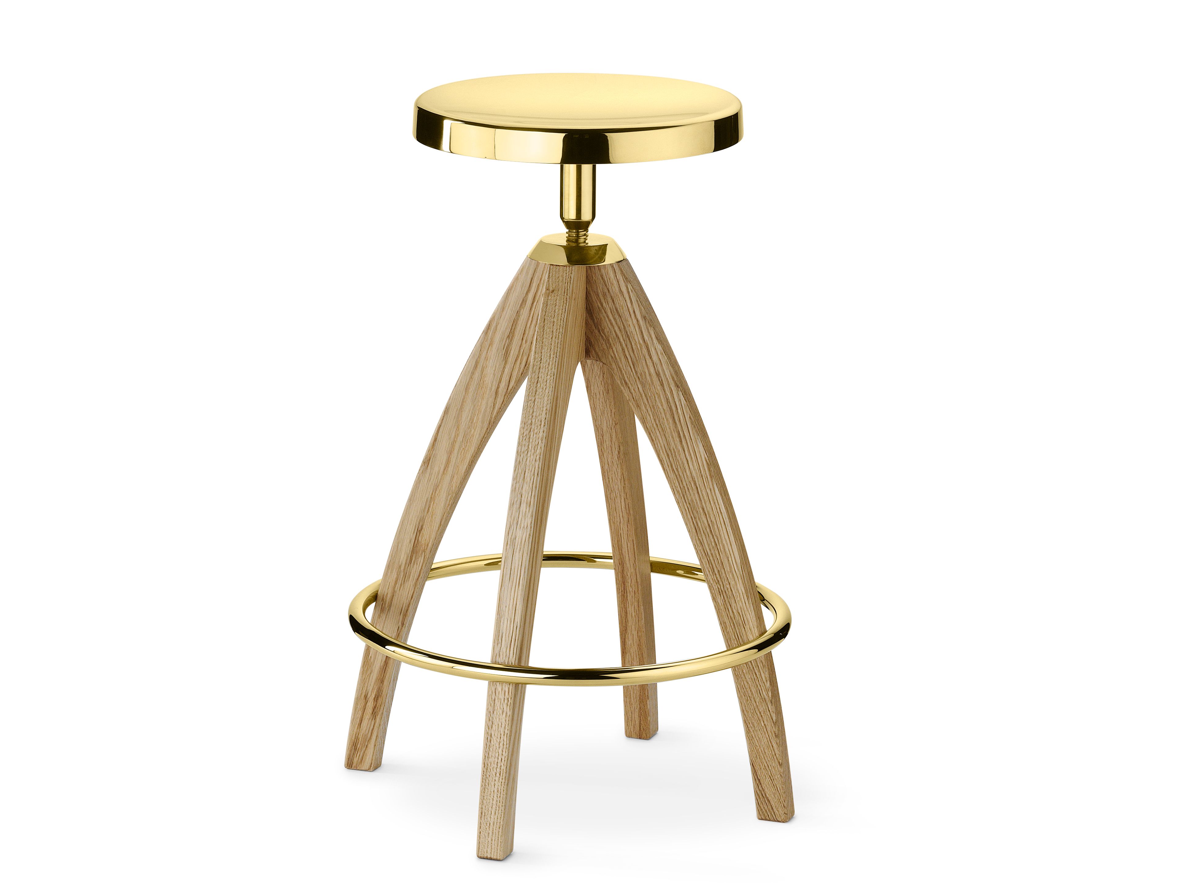 Регулируемая высота латунь высокий стул GHIDINI1961 LEPORELLO SENIOR ARCH-00081743 - Вид №3