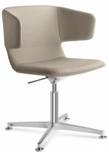 LD Seating Регулируемое по высоте вращающееся офисное кресло из ткани с 4 спицами Flexi P-ra,f60-n6