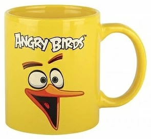 Кружка Angry Birds Movie Yellow 340 мл КОРАЛЛ ANGRY BIRDS MOVIE 029603 Желтый;белый
