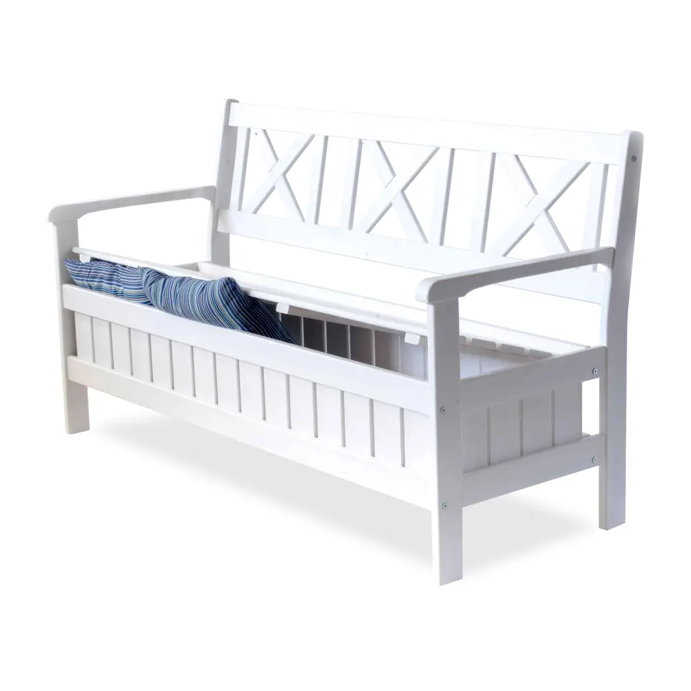 Лавочка трёхместная Больмен с ящиком 160x62x89 см Santreyd STLM-2106909