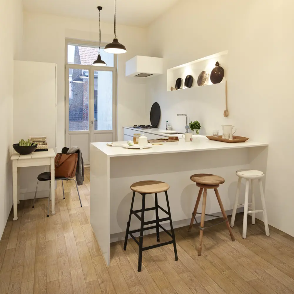 Santreyd Линолеум «Стронг Плюс Дуб Ванильный» для помещений с высокой нагрузкой 14303272 STLM-0890407 - Вид №6