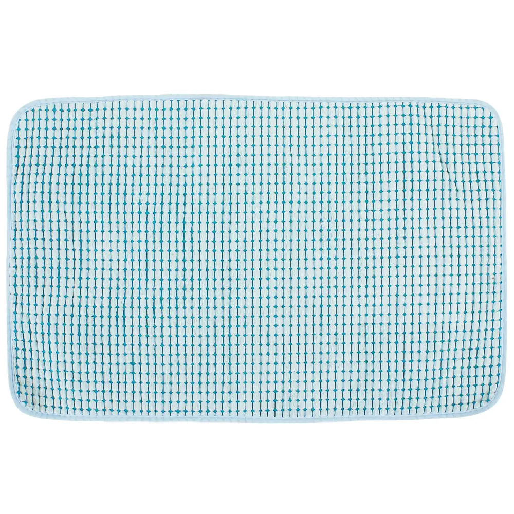 Коврик для ванной комнаты «Corn» 45x70 см цвет голубой АКВАДЕКОР STLM-2207040